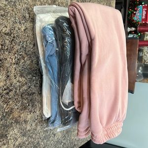 Set of 4 Shein joggers size L. Brand new